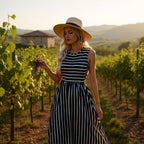 Delikate Ray Dress with sleeveless charm and soft rhythm