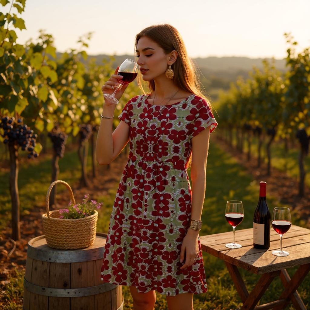 Lina Breeze Dress with relaxed shape and summer soul