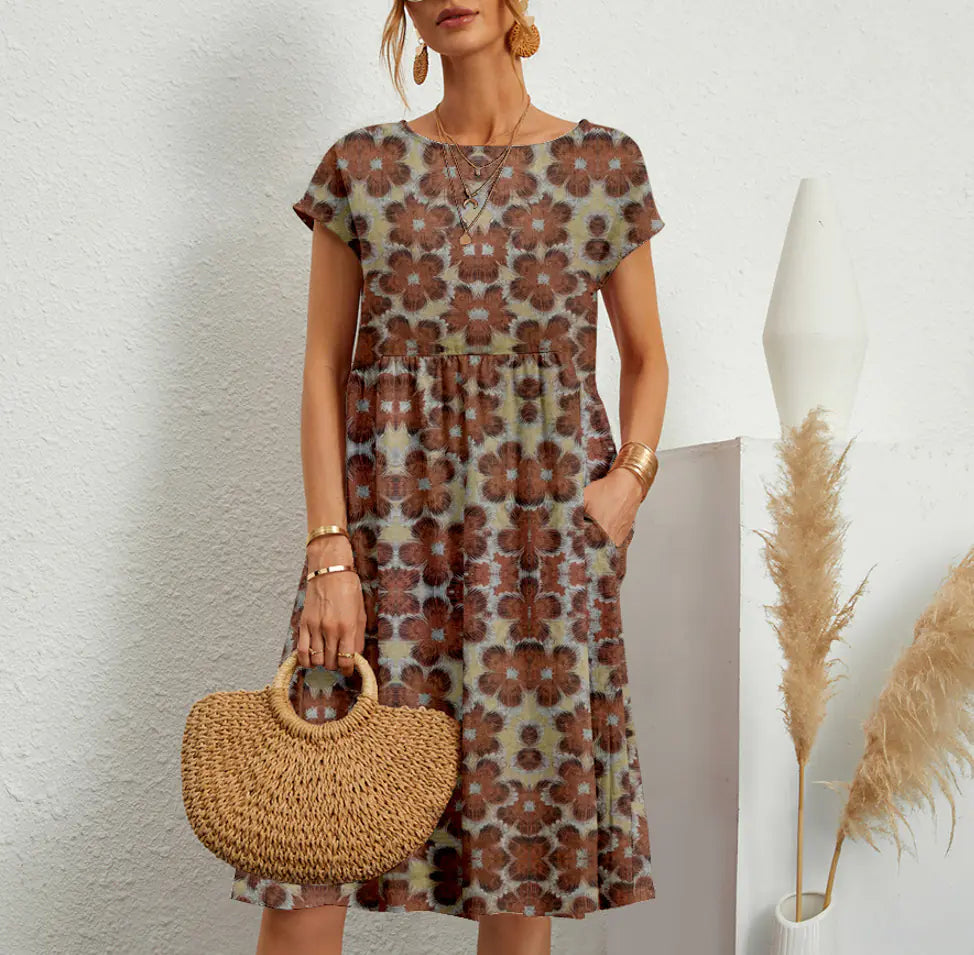 Lina Breeze Dress with relaxed shape and summer soul