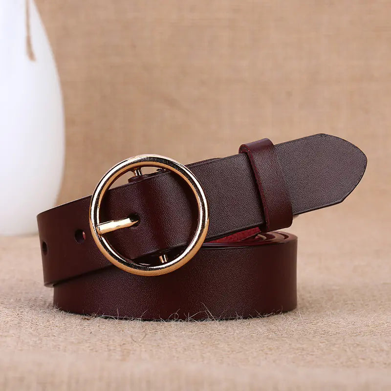 Sophia Signature Leather Belt