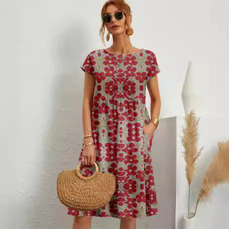 Lina Breeze Dress with relaxed shape and summer soul