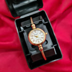 Grace Golden Bracelet Watch with Fine Chain