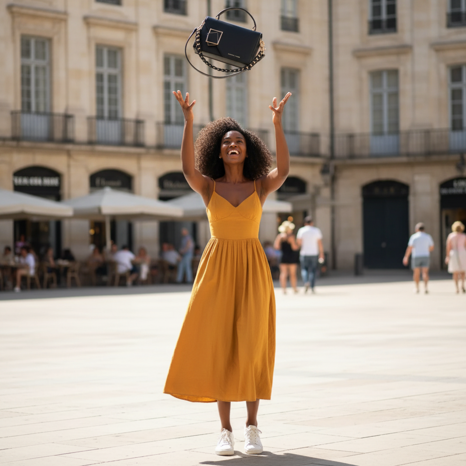 Crossbody Bag with Chain Handle