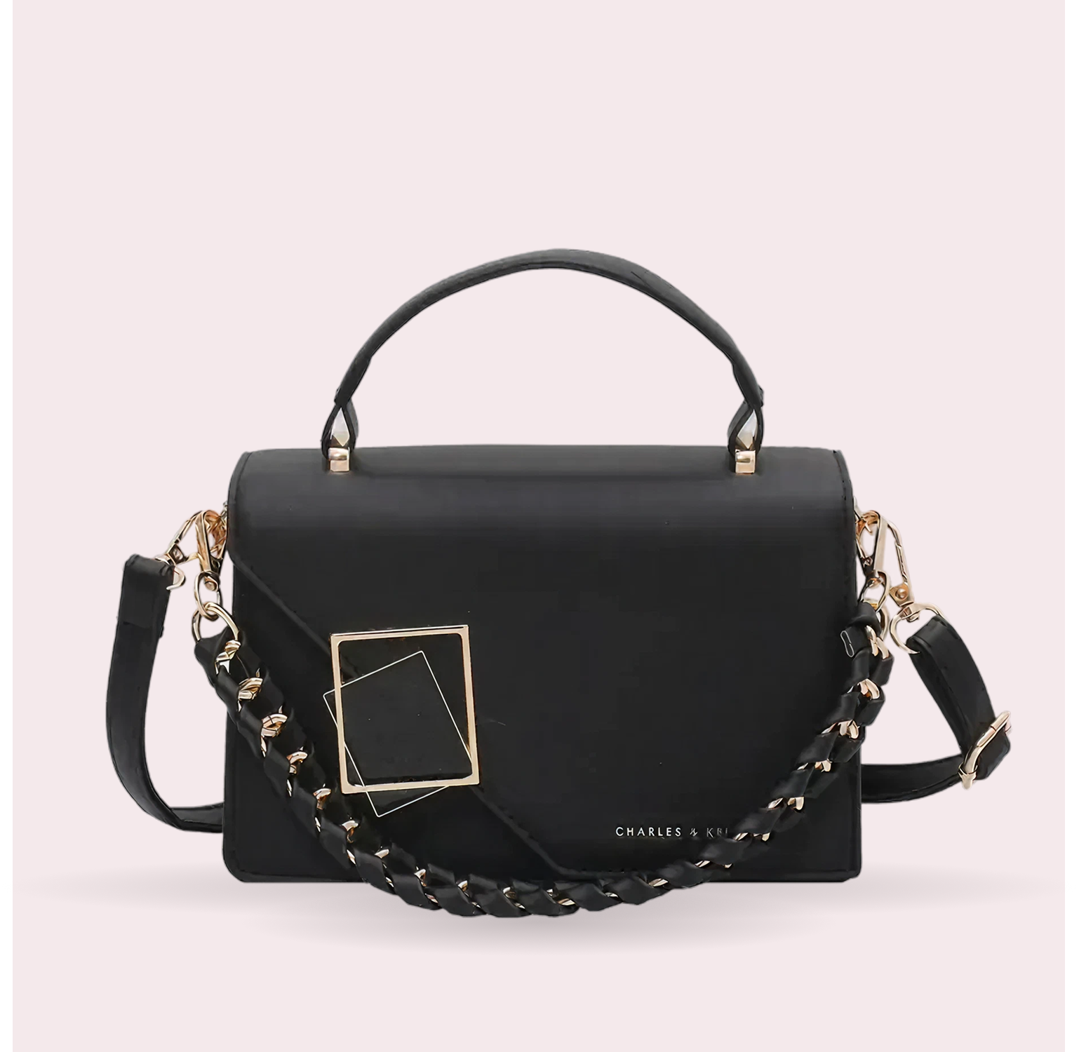 Crossbody Bag with Chain Handle