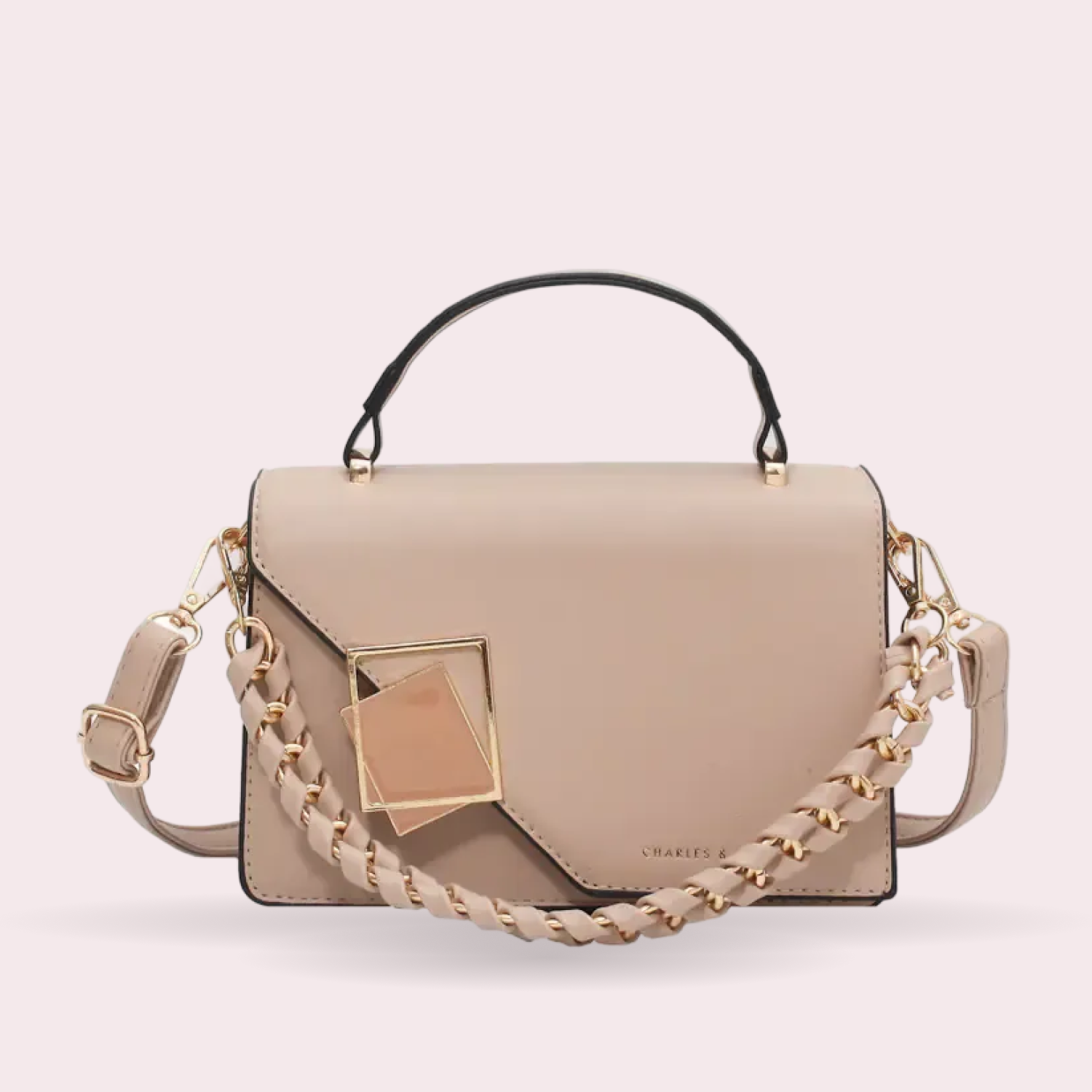 Crossbody Bag with Chain Handle