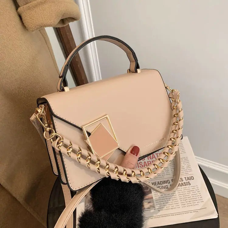 Crossbody Bag with Chain Handle