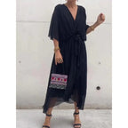 Whisper Fold Dress of breezy shape and summer rhythm