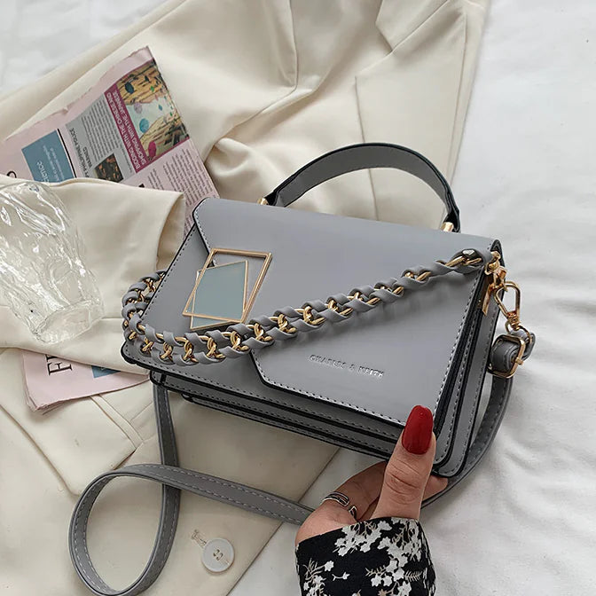 Crossbody Bag with Chain Handle