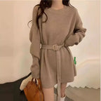 Chic Knitted Sweater Dress 2023