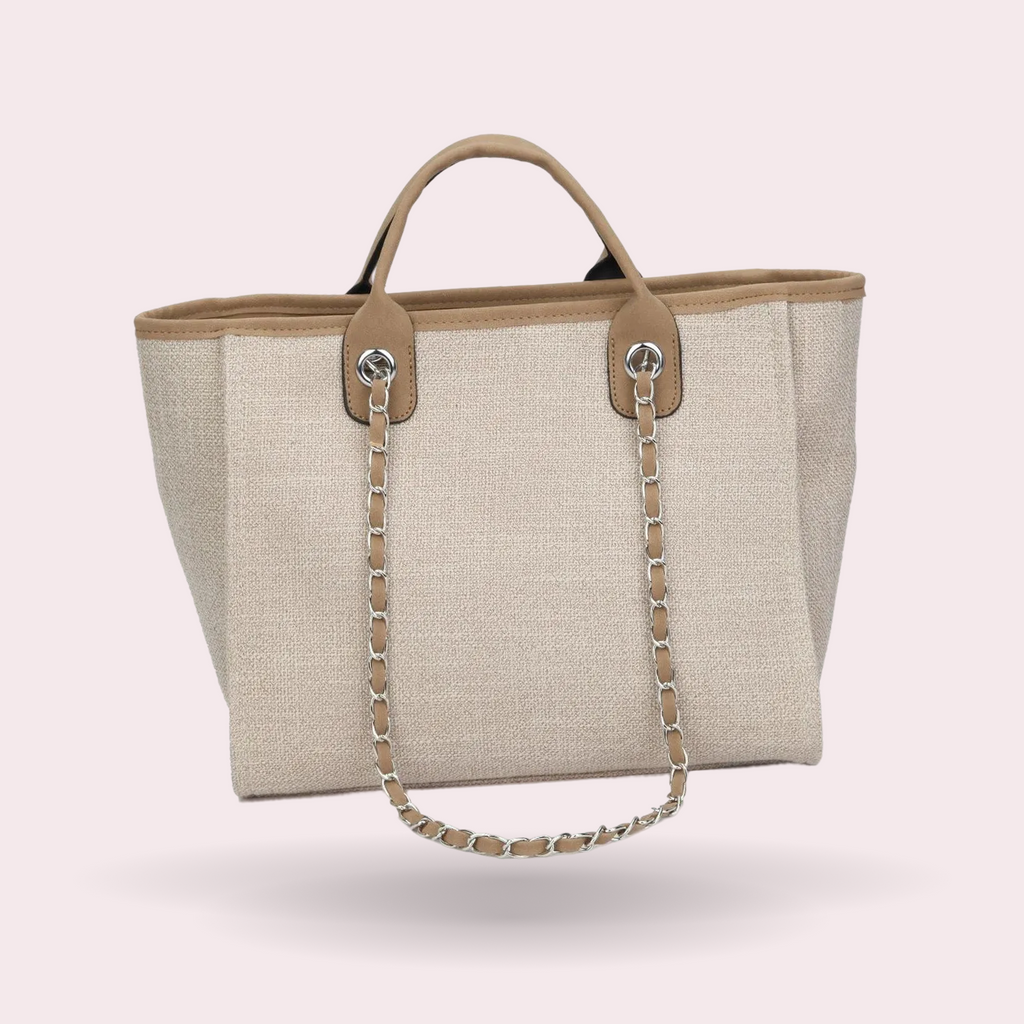 Sophie Canvas Chain-Strap Tote