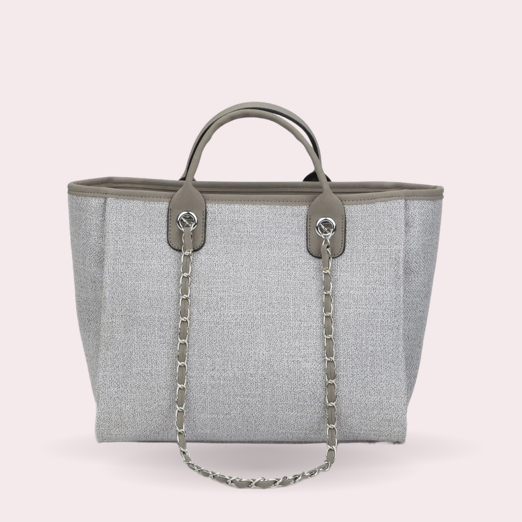 Sophie Canvas Chain-Strap Tote