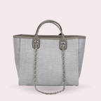Sophie Canvas Chain-Strap Tote