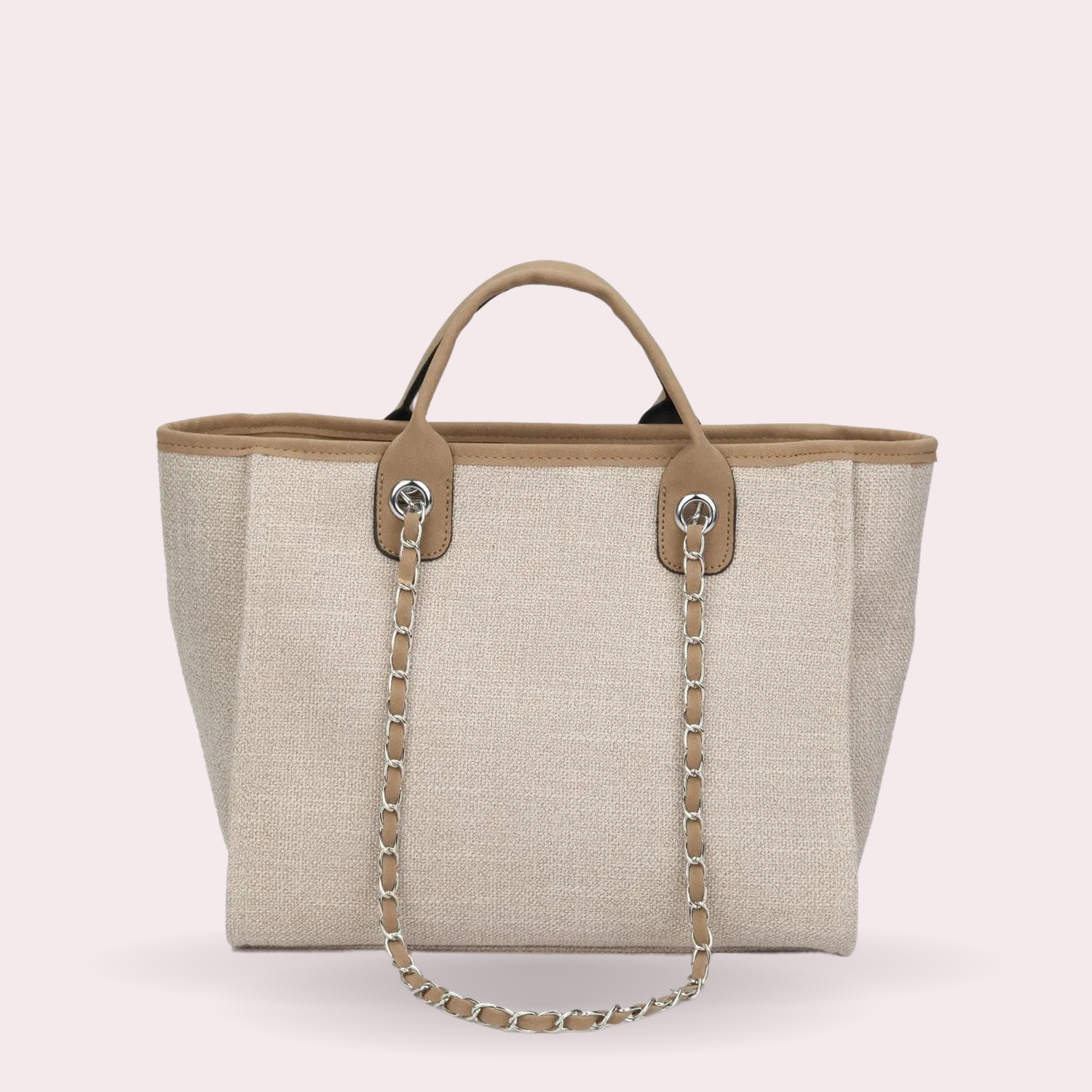 Sophie Canvas Chain-Strap Tote