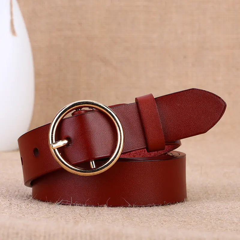 Sophia Signature Leather Belt