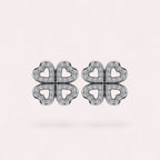 Aloura Clover Earrings of charm soft and shiny