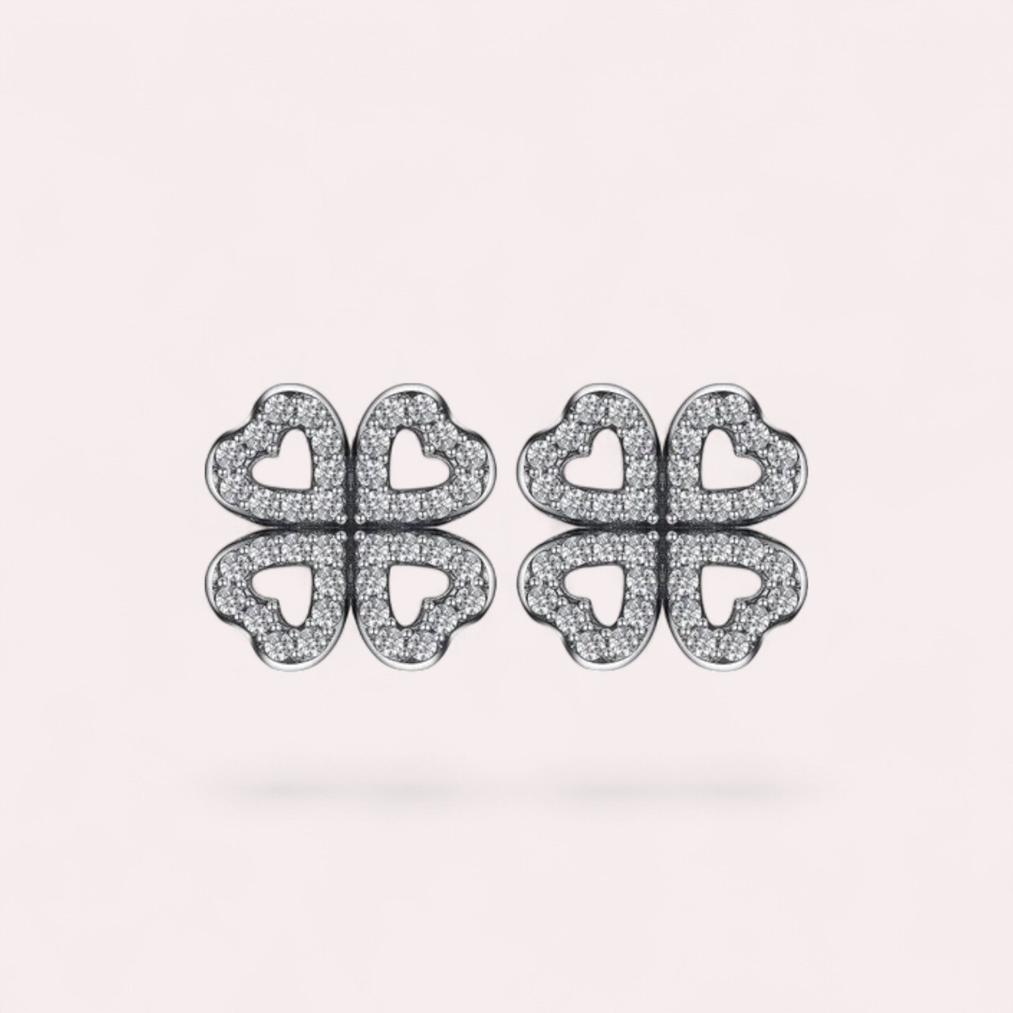 Aloura Clover Earrings of charm soft and shiny