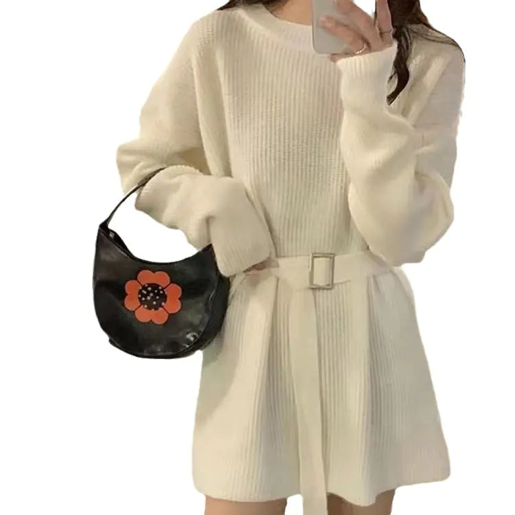 Chic Knitted Sweater Dress 2023