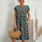 Lina Breeze Dress with relaxed shape and summer soul