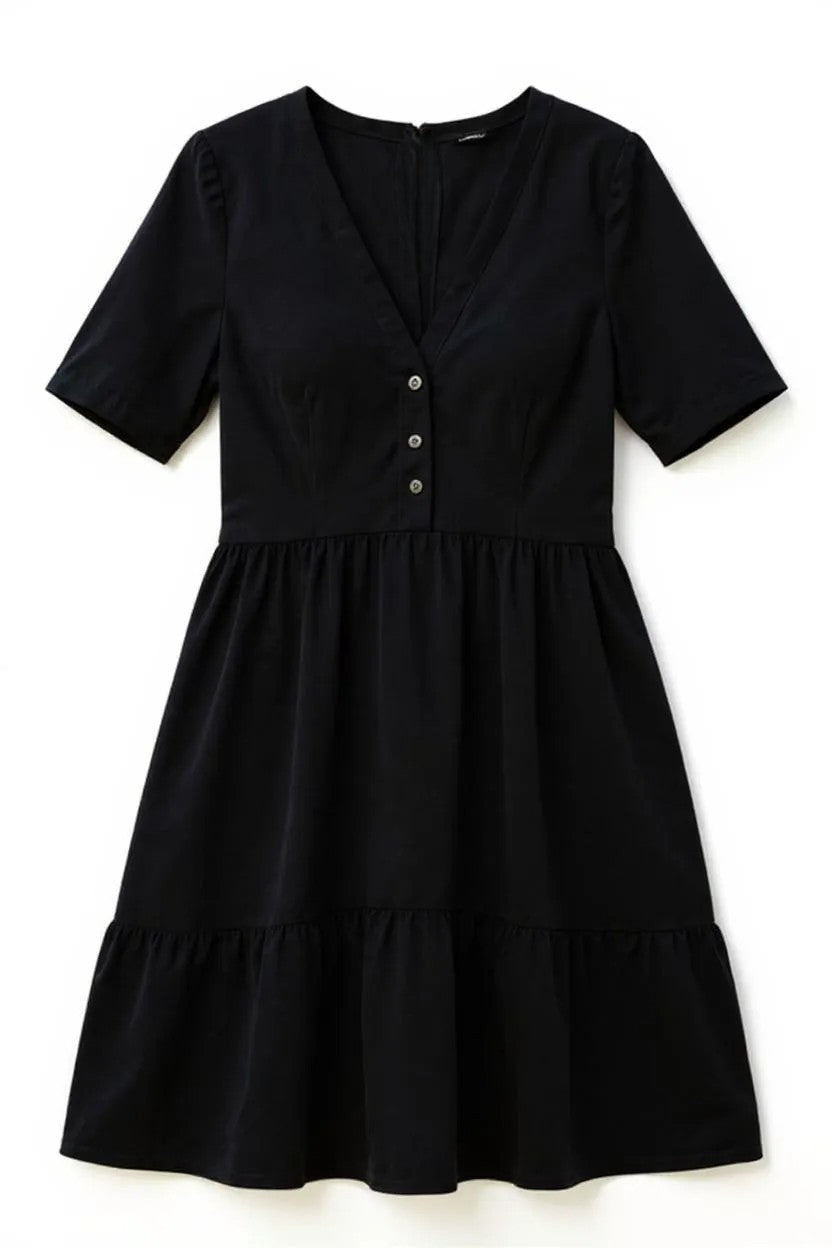 Brunna Dress with earthy calm and understated charm