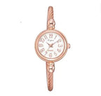 Grace Golden Bracelet Watch with Fine Chain