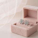 Aloura Clover Earrings of charm soft and shiny