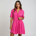 Brunna Dress with earthy calm and understated charm