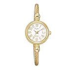Grace Golden Bracelet Watch with Fine Chain