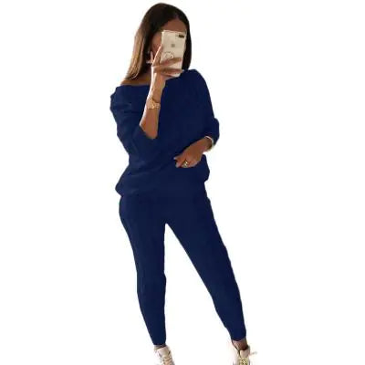 One-Shoulder Sweater Set for Women