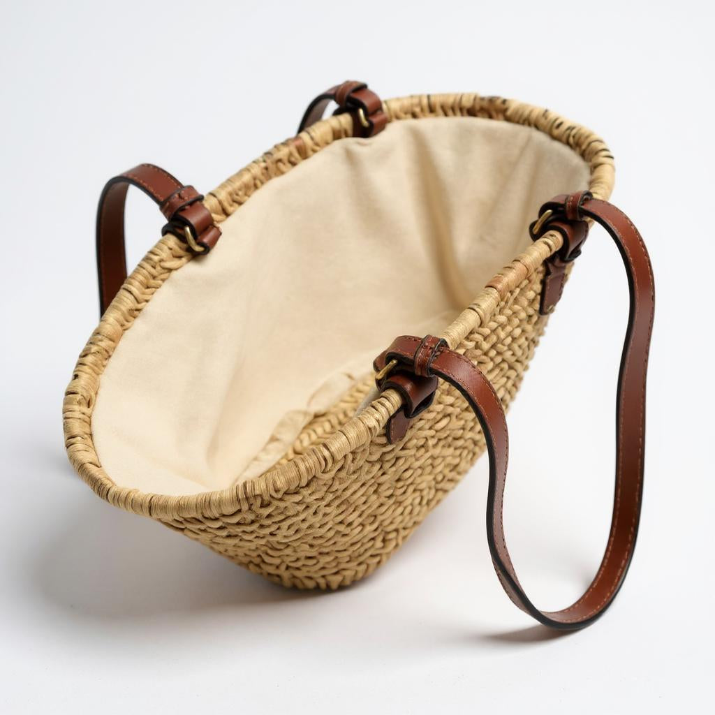 Sophia Signature Straw Bag