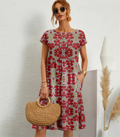 Lina Breeze Dress with relaxed shape and summer soul