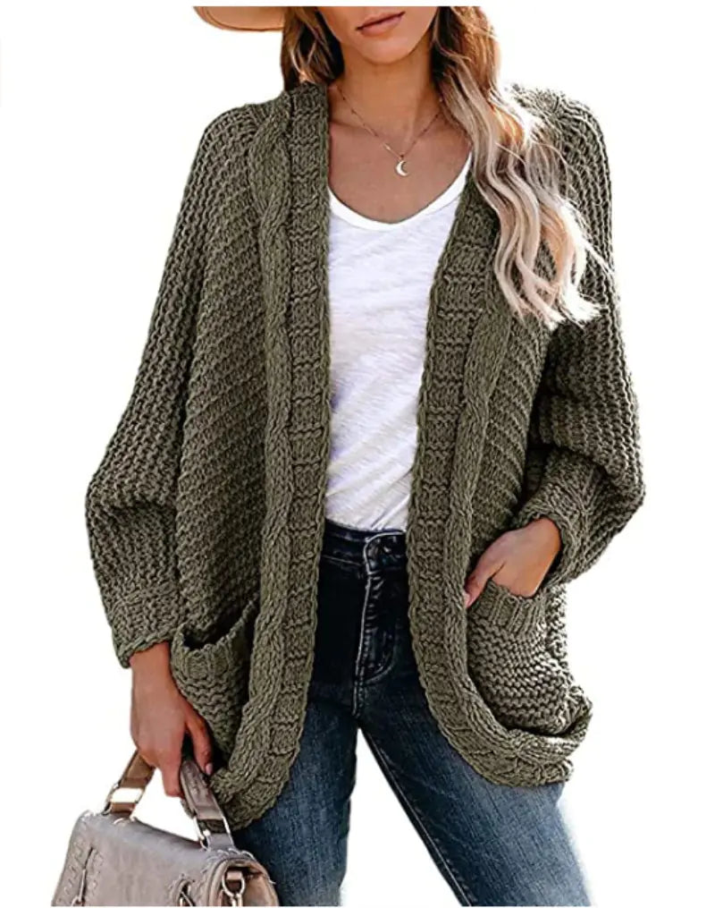 Chunky Twist Cardigan Autumn Winter Knitwear