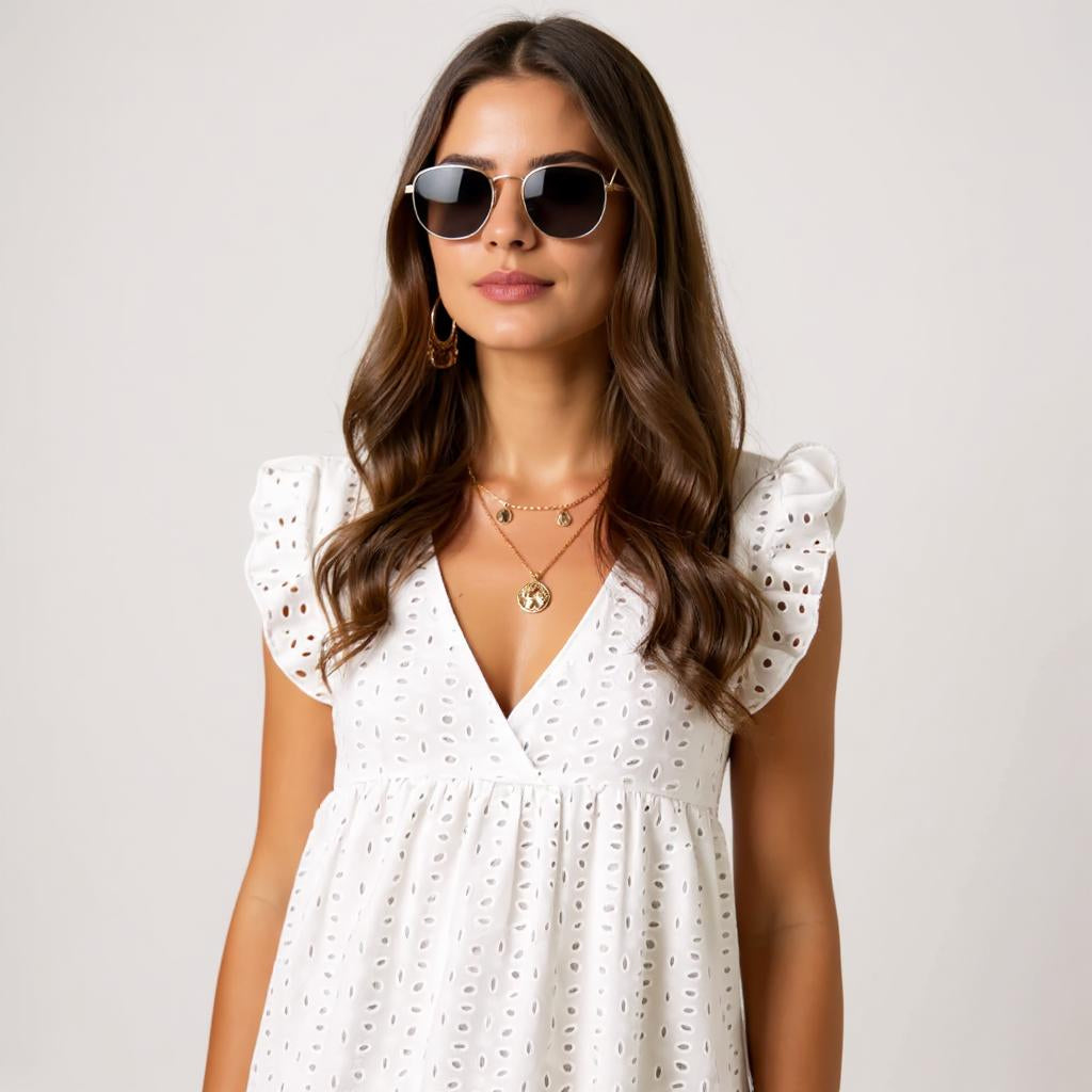 Auréa Light Dress of lace softness and flirty silhouette